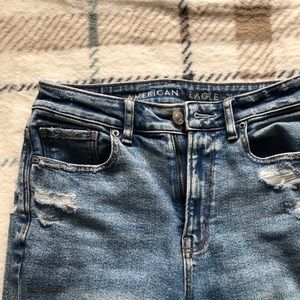 American eagle high rise mom jeans